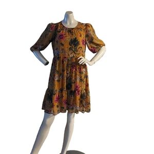 ELIZA J  DROP WAIST BOHEMIAN CHIC  DRESS SIZE 8